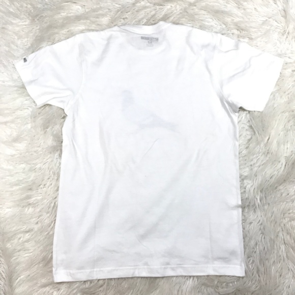 STAPLE PIGEON RENOWN PIGEON BRAND S/S SHIRT WHITE - Picture 2 of 3